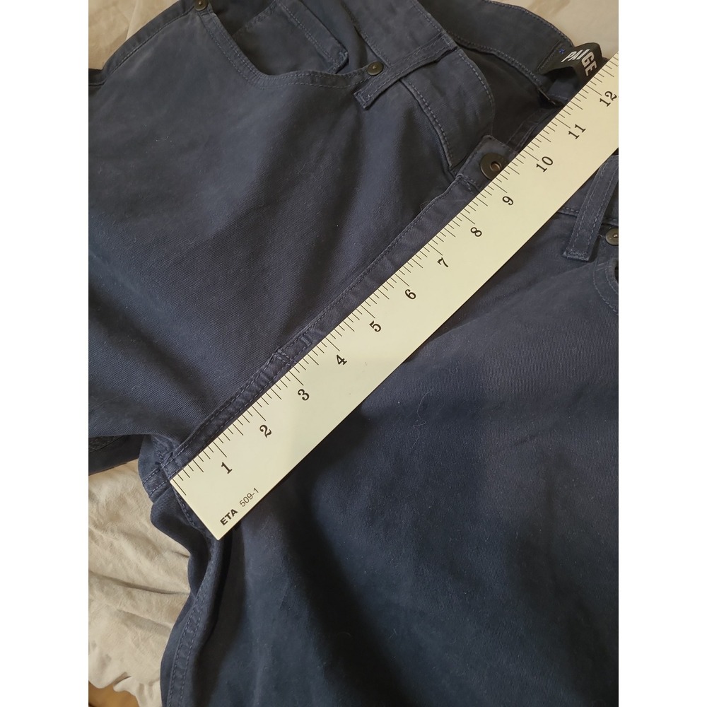 Paige Normandie Blue Cadet Men's SZ 33 straight leg jean w/stretch casual prep - Picture 10 of 12